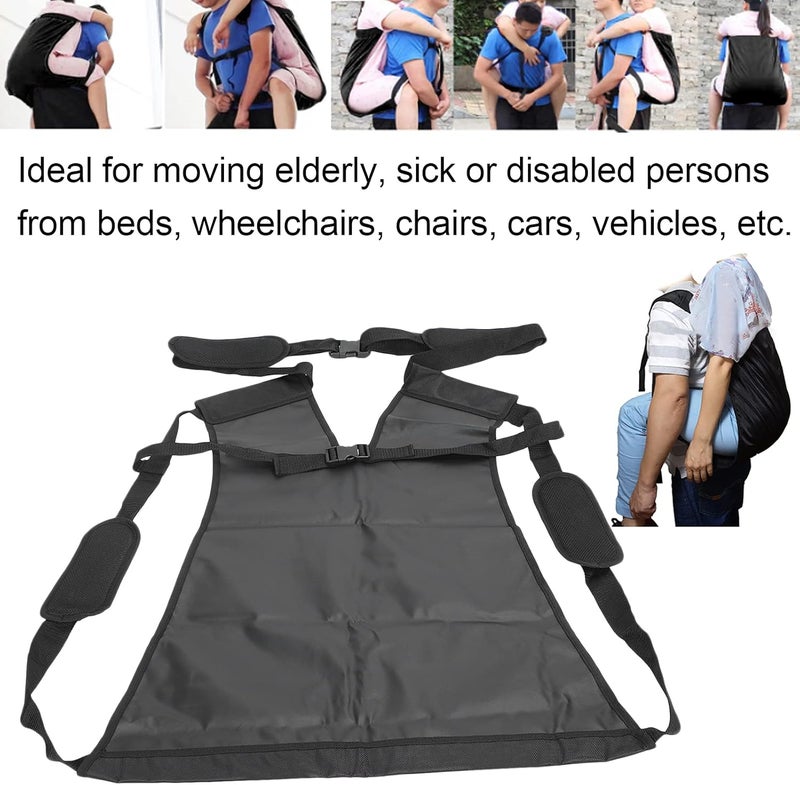 woobles Patient Lift Sling, Carrier Stairs Wheelchair Car Vehicle Transferring Belt for Elderly Disabled and Paralysed People - 100kg / 220.5lb(Approx.) Load Bearing - Image 2